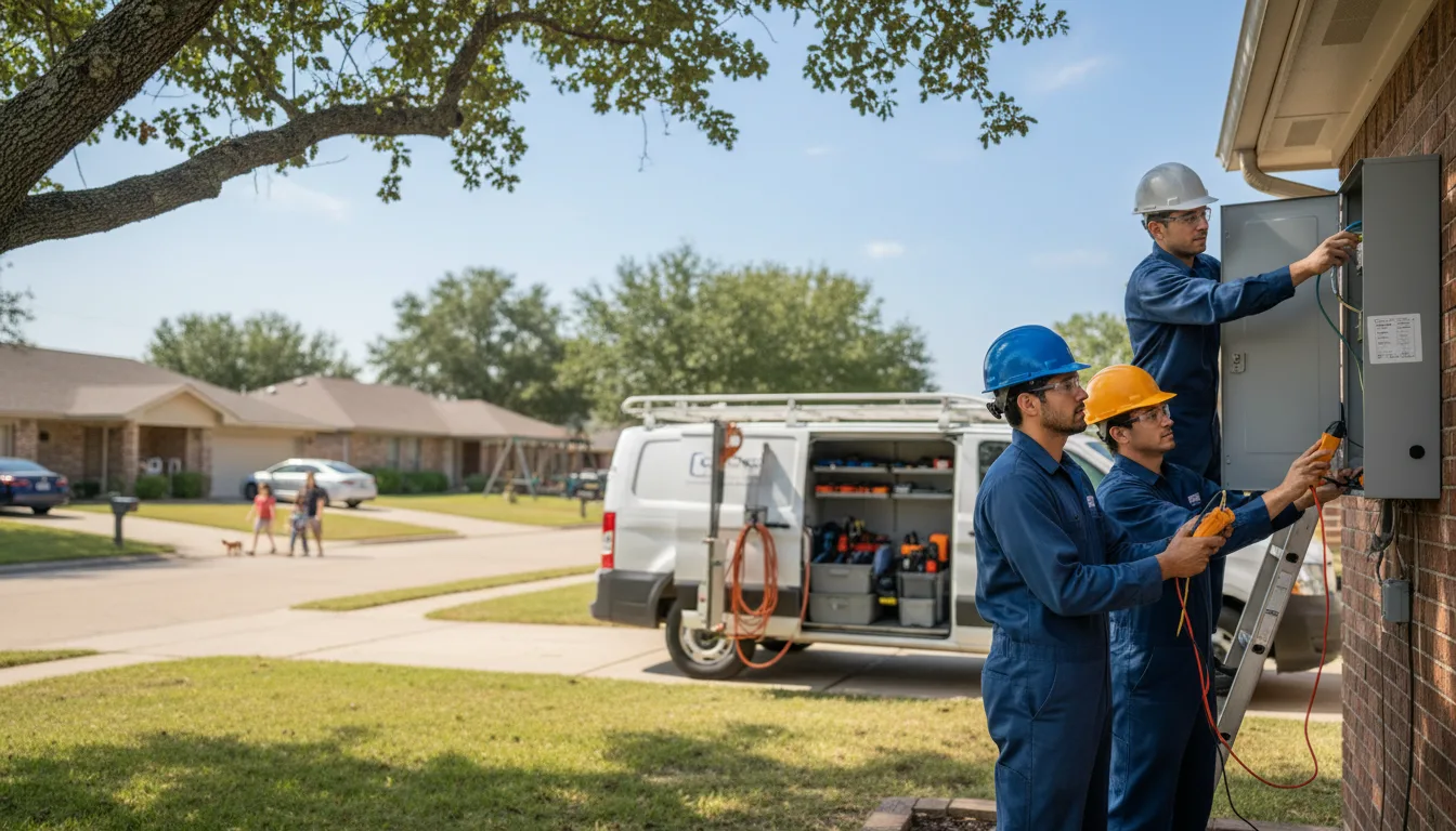 Certified electrician providing emergency electrical services in River Falls, WI